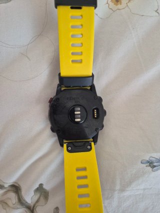 Reloj Garmin 6X Pro Negro/Amarillo + Cable Cargado