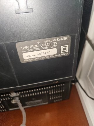 Televisión Sony Antigua Trinitron