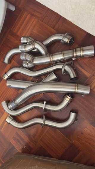 Kit Tubos Escape Moto Acero Inoxidable