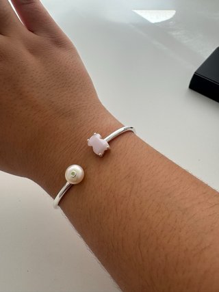 Pulsera Tous Oso Rosa y Perla sin estrenar