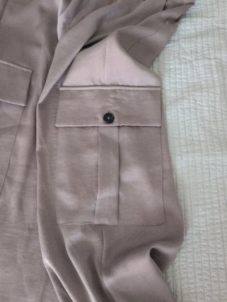 Pantalones cargo Zara beige talla XS