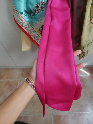 Lote pañuelos seda estampados