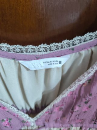 Vestido largo Zara floral