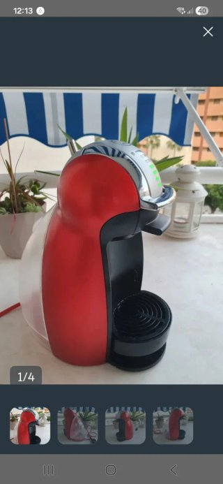 Cafetera Dolce Gusto Roja