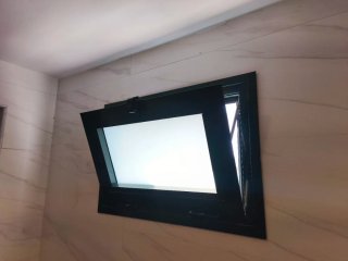 Ventana aluminio pino verde 65x45 cm