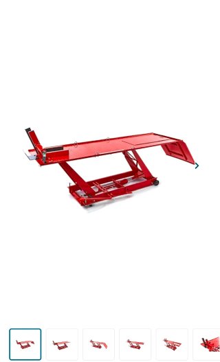 Plataforma elevadora para motos