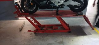 Plataforma elevadora para motos