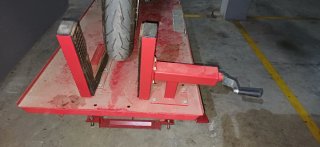 Plataforma elevadora para motos