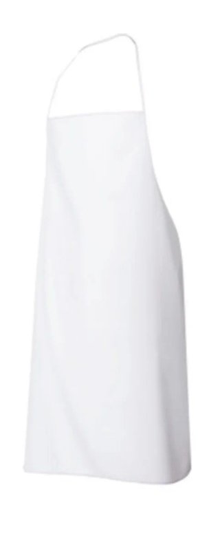 Delantal Velilla Serie 9 Blanco, x 4