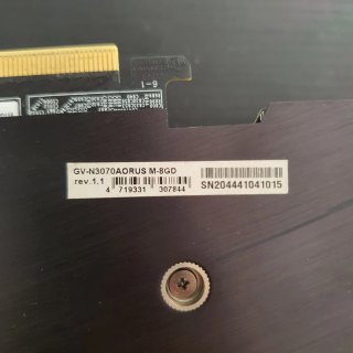 AORUS GeForce RTX 3070 MASTER 8GB