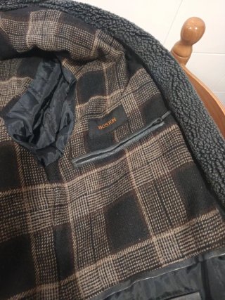 Chaqueta de cuero negra