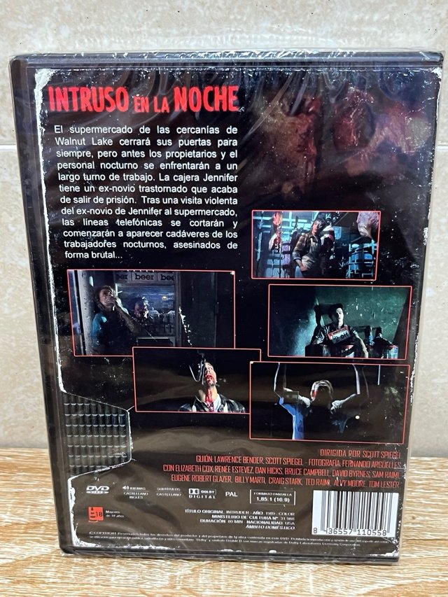INTRUSO EN LA NOCHE DVD NUEVO EMBALADO 1989