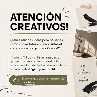 ATENCIÓN CREATIVOS ✶