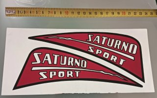 Coppia Adesivi Gilera Saturno Sport
