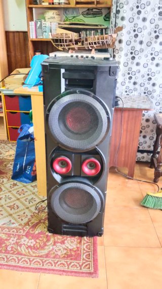 Altavoz Torre Poss PSBTST400 Negro/Morado