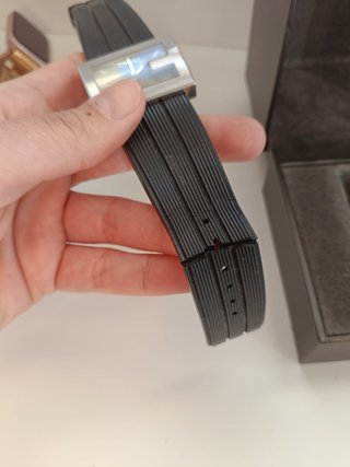 Orologio Gucci Quadrato Nero e Argento