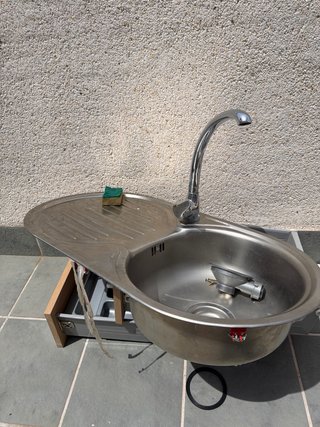 Cocina,nevera , vitro, fregadero, muebles,encimera