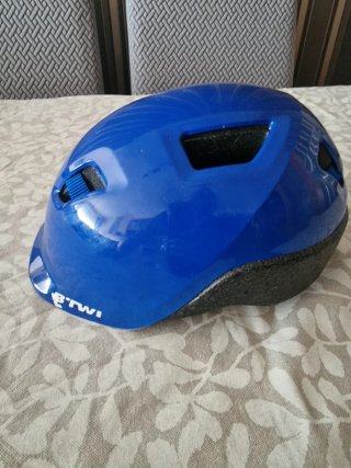Casco bici infantil azul