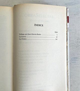 Libro Homero Obras Selectas Ilíada y Odisea