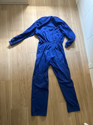 Mono de trabajo azul