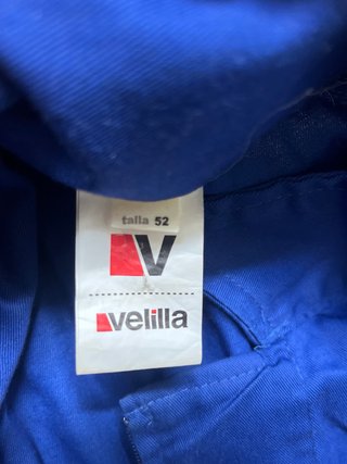 Mono de trabajo azul