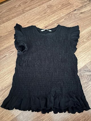 Mango Estampada XS, tejanos stradivarius, falda