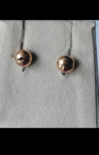 Pendientes Folli Follie Corazón Oro Rosa