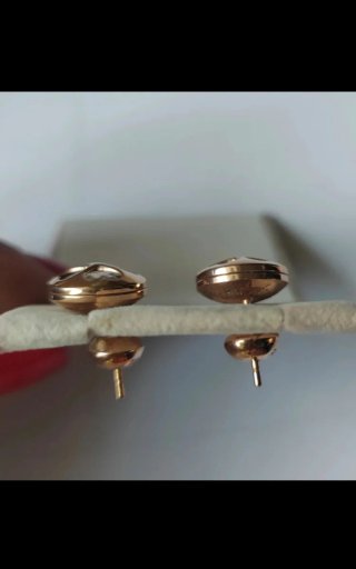 Pendientes Folli Follie Corazón Oro Rosa
