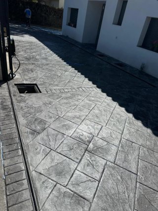 Hormigón impreso y pulido