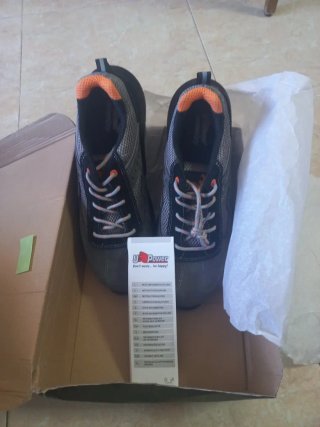 Zapato de seguridad U-Power gris y naranja