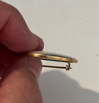 Broche antiguo religioso Inmaculada Concepción