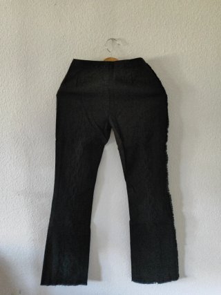 Pantalón mujer Maisxfrida negro cordones