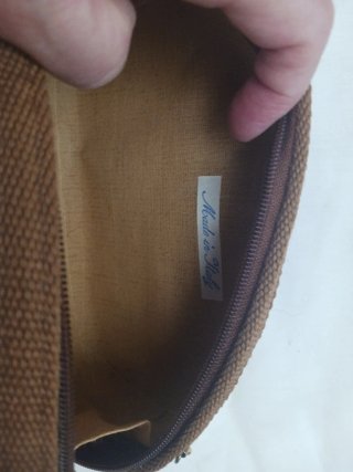Bolso Clutch Bronce Dorado Cadena