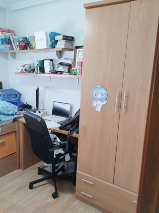 Cama nido con escritorio y armario