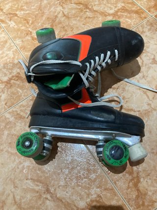 Patines Jockey Bota Profesional Negro/Naranja T44