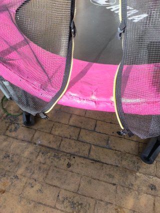 Cama elástica 180cm rosa