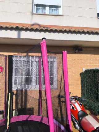 Cama elástica 180cm rosa