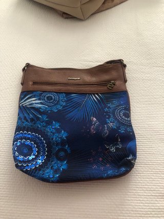 Bolso Desigual Azul y Marrón