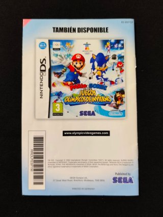 Mario & Sonic Juegos Olimpicos de Invierno. Wii.