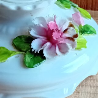 Portacandela Vtg bone China Coalport England