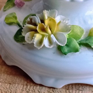 Portacandela Vtg bone China Coalport England