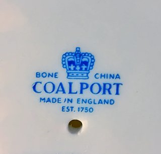 Portacandela Vtg bone China Coalport England