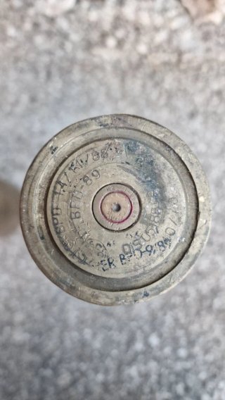 2 grandi bossoli cannone artiglieria WW1 WW2