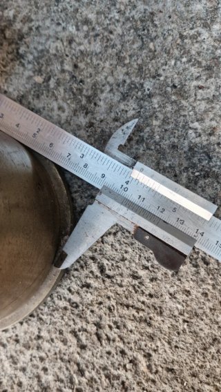 2 grandi bossoli cannone artiglieria WW1 WW2