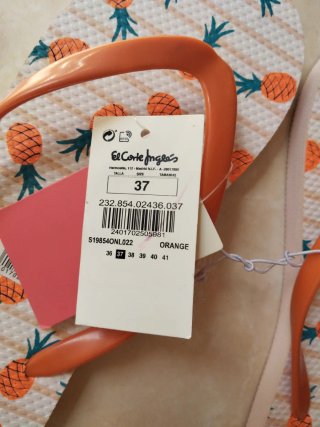 Chanclas nuevas El Corte Inglés