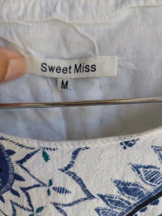 Vestido lino verano Sweet Miss