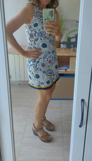 Vestido lino verano Sweet Miss