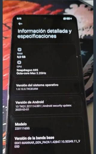 Xiaomi Redmi Note 11 Pro 5G Gris