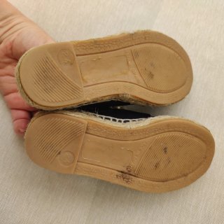 Blucher niño ante azul marino yute talla 24