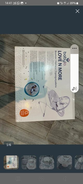 Hamaca para bebé con vibración